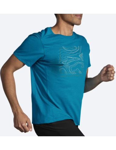 Camisa Brooks Distance Short Sleeve 2.0