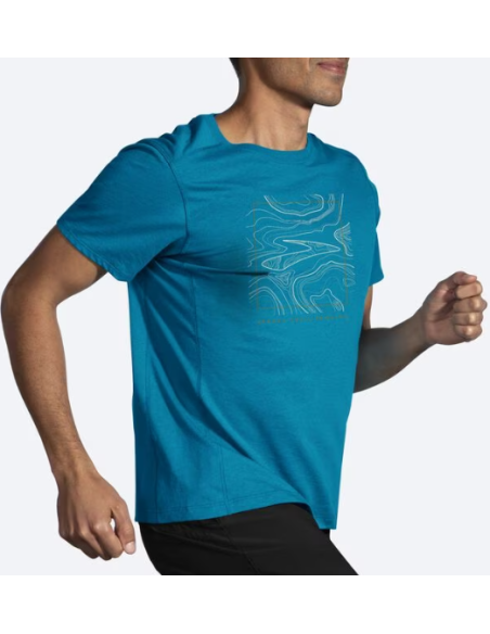 Camisa Brooks Distance Short Sleeve 2.0
