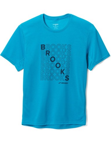 Camisa Brooks Distance Graphic Short Sleeve