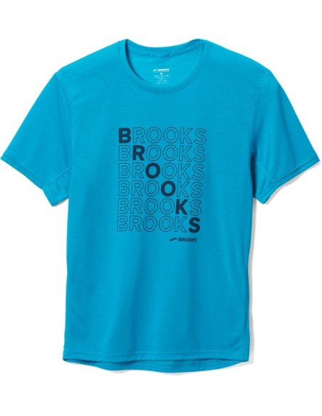 Camisa Brooks Distance Graphic Short Sleeve