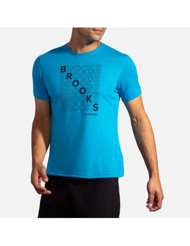 Camisa Brooks Distance Graphic Short Sleeve