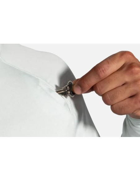 Camiseta Brooks Manga Larga Dash 1/2 Zip