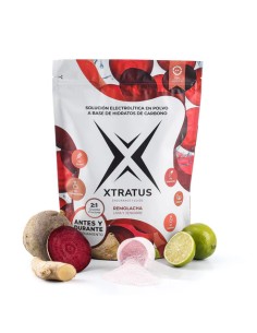Xtratus Bebida Isotónica de Carbohidratos y Electrolitos con Nitrato (Remolacha).