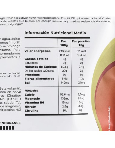 Xtratus Super Beet con Nitrato y Citrulina 300g.