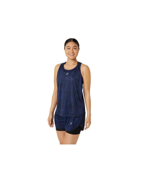 Camiseta Asics Road All Over Print Tank W