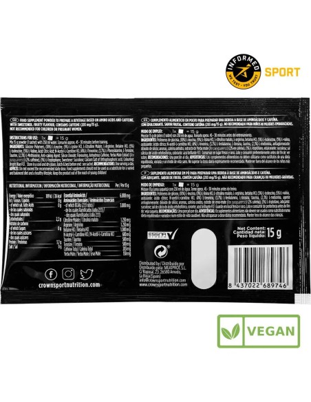 Pre-Workout Crown Nutrition ( Monodosis)