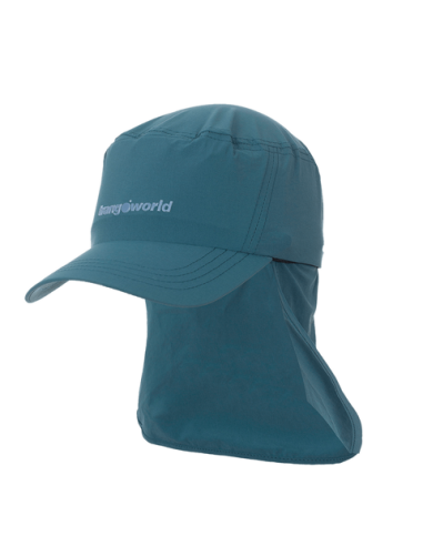 Gorra Trangoworld Vesubio Azul protección UV+30