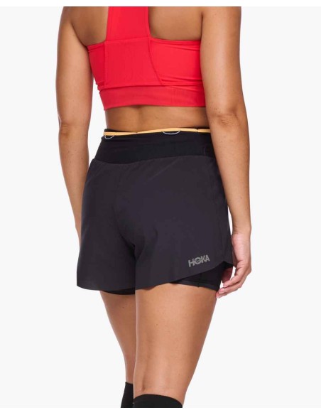 Pantalón Hoka Skyglide Short Black W