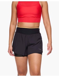 Pantalón Hoka Skyglide Short Black W